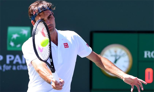 Federer không để trận thua Thiem ảnh hưởng đến hành trình tại Miami.