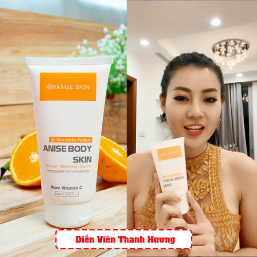 Diễn viên Thanh Hương cho biết, kem ủ trắng của Orange Skin không giúp da bật tone ngay sau vài lần sử dụng mà nuôi dưỡng và làm trắng chuyên sâu, từ từ.