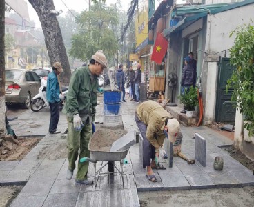 Gần 300 tuyến phố ở Hà Nội sẽ cải tạo vỉa hè