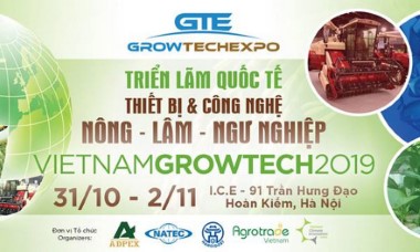 Hơn 20 quốc gia tham gia Triển lãm Growtech Vietnam  2019