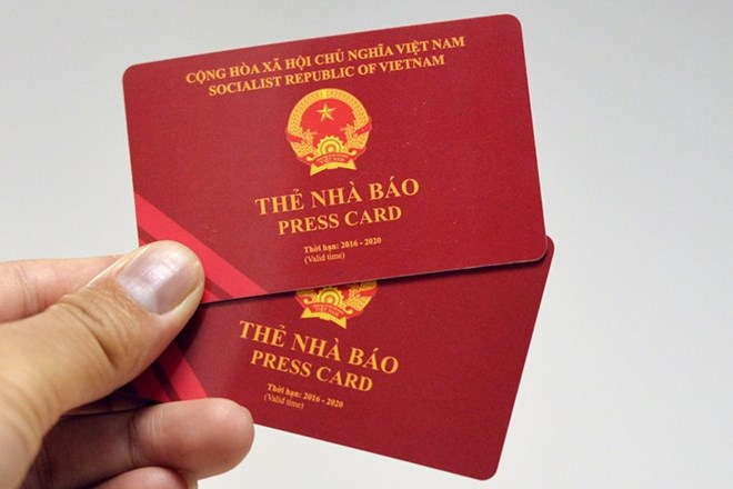 Thẻ nhà báo.