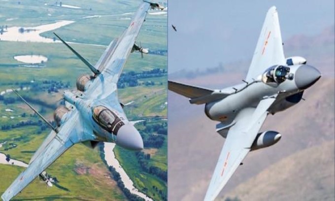 Tiêm kích Su-35 gây thất vọng khi bị J-10 Trung Quốc đánh bại