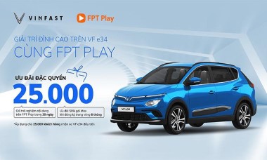 Khám phá kho giải trí đa dạng nội dung trong ứng dụng FPT Play trên VinFast VF e34