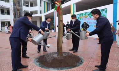 Hà Nội: Chủ tịch HĐND TP Nguyễn Ngọc Tuấn dự Tết trồng cây tại quận Đống Đa