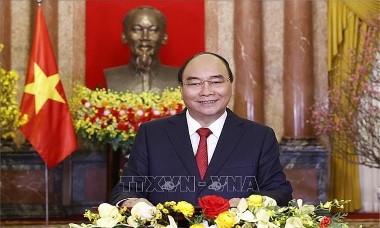 Chủ tịch nước Nguyễn Xuân Phúc chúc Tết Nhâm Dần 2022