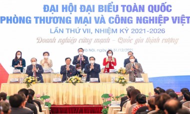 Thủ tướng Phạm Minh Chính dự Đại hội toàn quốc Phòng Thương mại và Công nghiệp Việt Nam