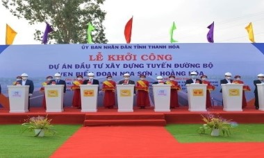 Thanh Hóa: Khởi công đường bộ ven biển hơn 2.240 tỷ đồng