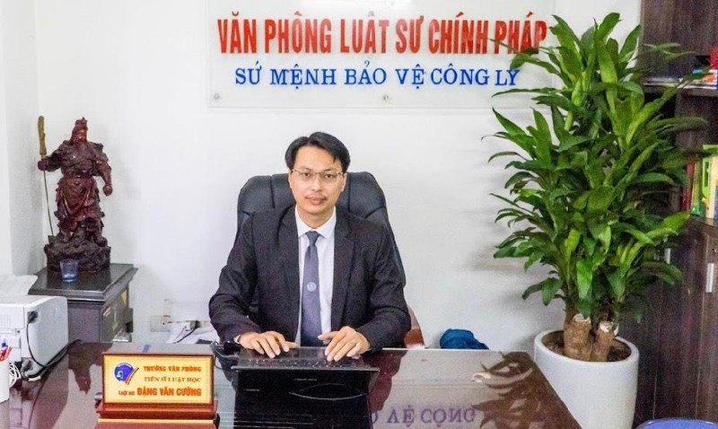 Luật sư Đặng Văn Cường.