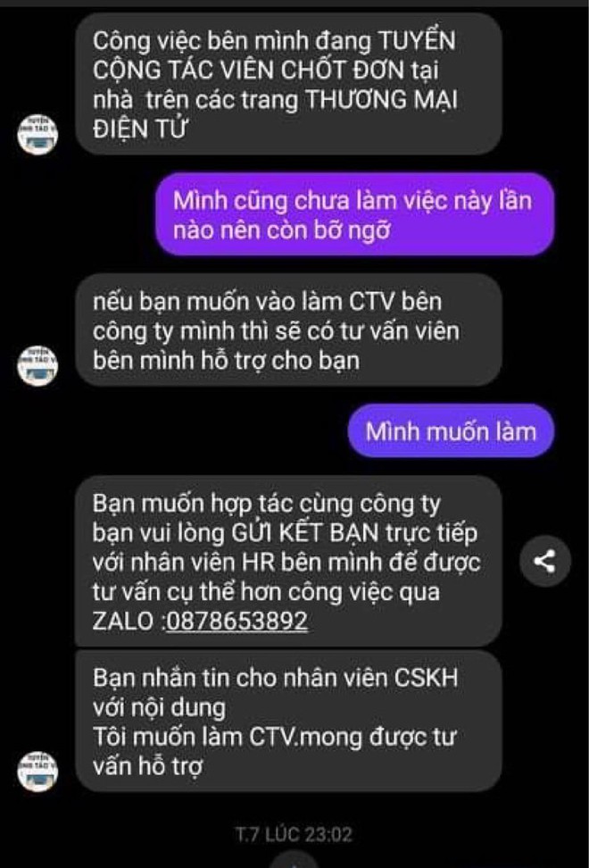 Mất 80 triệu đồng vì làm cộng tác viên bán hàng online ảnh 1