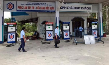 Hậu Giang kiểm tra xử phạt nhiều cửa hàng xăng dầu