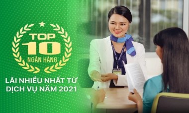 Top 10 ngân hàng lãi nhiều nhất từ mảng dịch vụ năm 2021