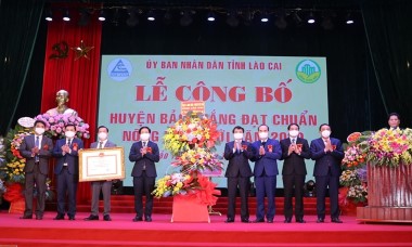 Lào Cai: Công bố huyện Bảo Thắng là huyện đầu tiên đạt chuẩn Nông thôn mới