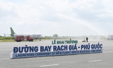 Bamboo Airways chính thức khai trương đường bay Rạch Giá - Phú Quốc