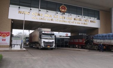 Cửa khẩu quốc tế đường bộ số II Kim Thành tạm thời ngừng hoạt động xuất khẩu