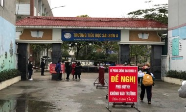 Ngoại thành học sinh tiểu học vẫn đến trường, Sở GD-ĐT Hà Nội yêu cầu tăng cường đảm bảo sức khoẻ do rét đậm