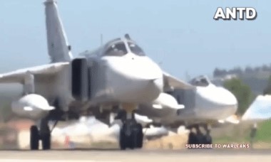 'Kiếm sĩ' Su-24 Nga diễn tập sơ tán khỏi bán đảo Crimea