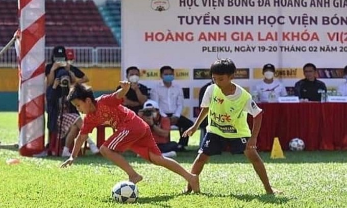 16 thí sinh trúng tuyển vào Học viện Bóng đá Hoàng Anh Gia Lai