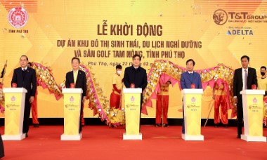 T&T Group khởi động dự án khu đô thị sinh thái và sân golf gần 500 ha tại Phú Thọ