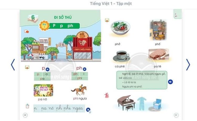 SGK Tiếng Việt lớp 1 có dạy hay không dạy chứ ‘P’? ảnh 2