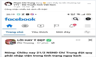 Trước tin đồn bị đột quỵ, "Táo Giao thông" Chí Trung nói gì?