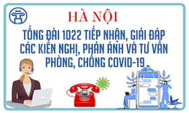 Từ hôm nay (4-3), điều chỉnh các nhánh 1, 2 và 3 của Tổng đài 1022 thành phố Hà Nội