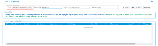 Hướng dẫn tra cứu thông tin thẻ bảo hiểm y tế bằng căn cước công dân gắn chip ảnh 6