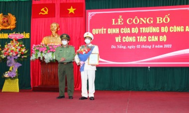 Công an TP Đà Nẵng có tân Phó giám đốc