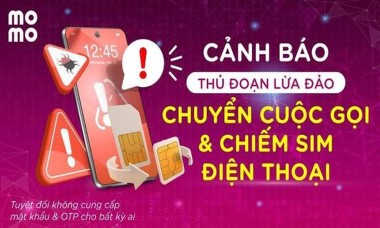 Ví điện tử Momo cảnh báo thủ đoạn lừa đảo chiếm đoạt tiền