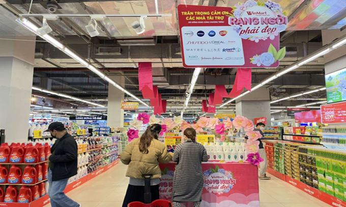 WinMart/WinMart khuyến mại lên đến 50% hàng trăm sản phẩm làm đẹp nhân dịp 8/3