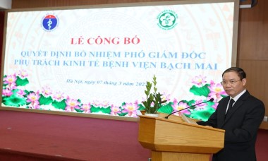 Bổ nhiệm Phó Kiểm toán trưởng Kiểm toán Nhà nước làm Phó giám đốc Bệnh viện Bạch Mai