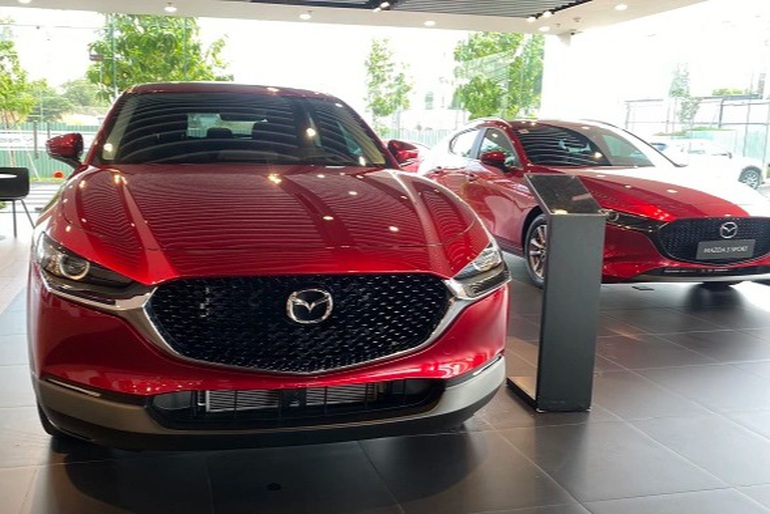 Nhiều dòng xe Mazda được đại lý ưu đãi 50% lệ phí trước bạ (Ảnh: Mazda Miền Nam).