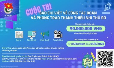 Thi viết báo về phong trào thanh thiếu nhi Thủ đô