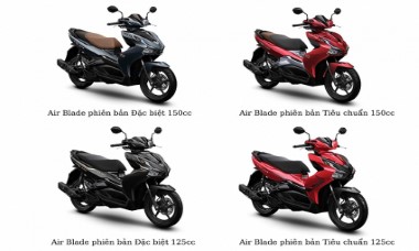 Bảng giá xe máy Honda Air Blade mới nhất  tháng 3/2022