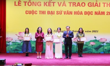 Cuộc thi Đại sứ Văn hóa đọc năm 2022 sẽ được phát động tới học sinh trên toàn quốc