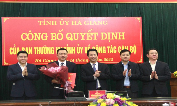 Hà Giang có tân Chánh văn phòng Tỉnh ủy và Trưởng Ban Nội chính