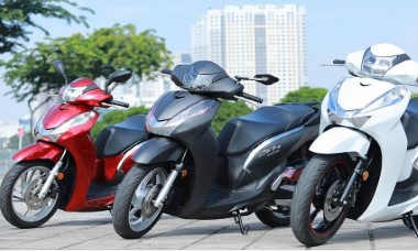 Giá xe máy Honda: Honda SH, Honda Vision, Honda Air blade đồng loạt tăng giá