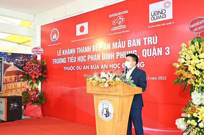 Dự án Bữa ăn học đường: Thêm bếp ăn bán trú chuẩn Nhật được khánh thành ảnh 2