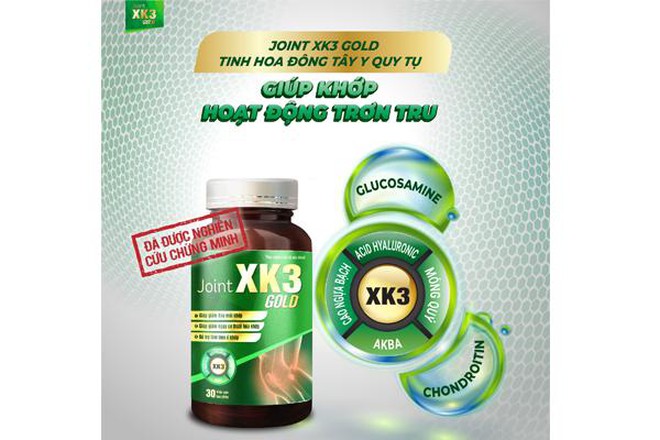 Rút ngắn liệu trình điều trị viêm khớp chỉ còn 4 tuần với Joint XK3 Gold ảnh 3