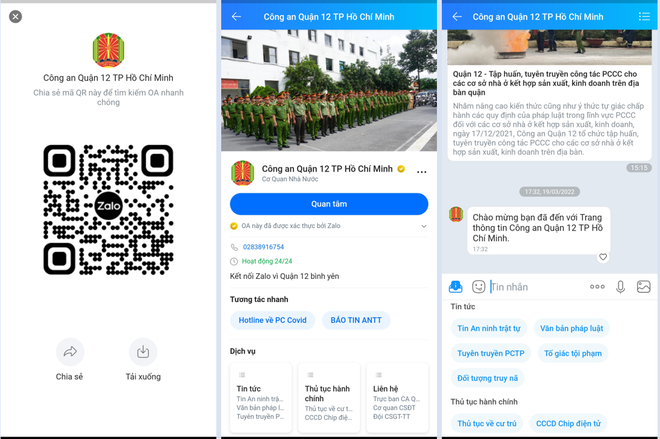 Ứng dụng Zalo chatbot trong phòng ngừa tội phạm và cải cách hành chính ảnh 3