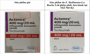 Phát hiện thuốc giả dùng trong trị bệnh xương khớp bày bán trên thị trường