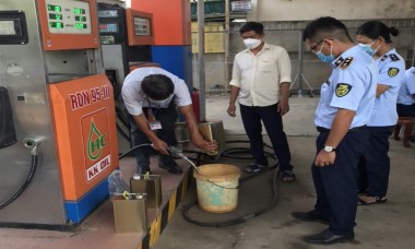 Bán xăng không đúng chất lượng, chi nhánh Công ty cổ phần xăng dầu KK Oil bị xử phạt