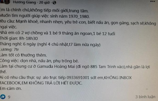 Lương người giúp việc tăng chóng mặt ảnh 1