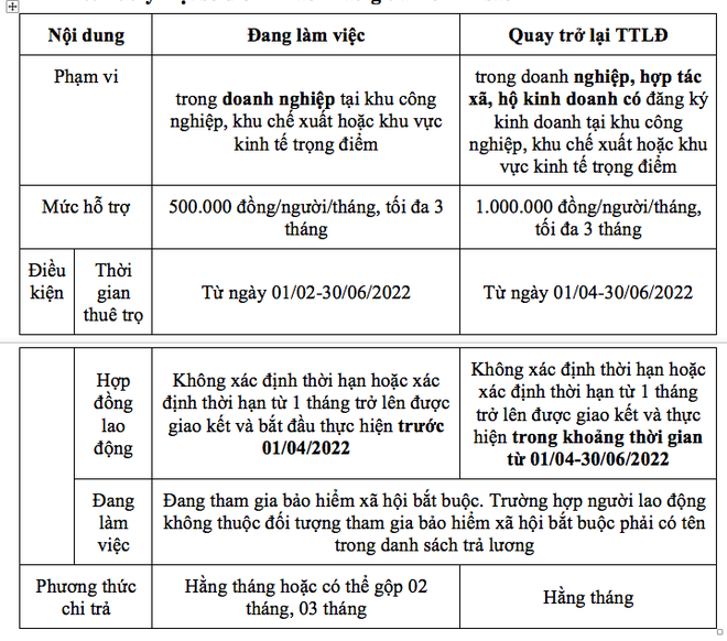 Lao động thử việc cũng được hỗ trợ tiền thuê nhà trọ ảnh 2