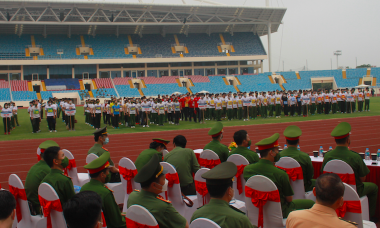 400 VĐV sôi nổi tranh tài "Chiến sỹ Công an khoẻ" năm 2022