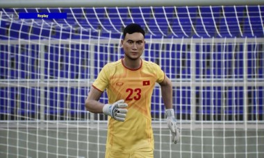 Cận cảnh gương mặt Quang Hải, Văn Lâm... cùng tuyển Việt Nam trong PES 2022