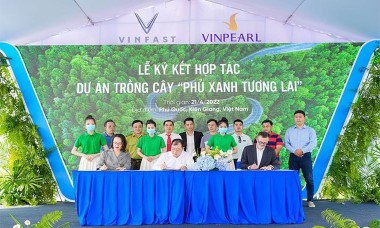 VinFast khởi động dự án trồng rừng ‘Phủ xanh tương lai’