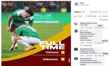 CĐV Indonesia: "Ngày nào cũng ăn đồ chiên rán thì sao thắng được Việt Nam"