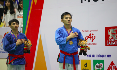 Tuyển kurash đại thắng, đoàn Việt Nam soán ngôi số 1