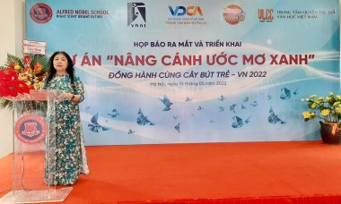 Ra mắt dự án “Nâng cánh ước mơ xanh” đồng hành cùng cây bút trẻ - Việt Nam 2022