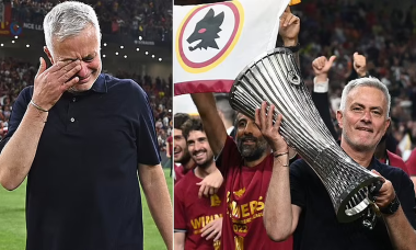 HLV Mourinho khóc nức nở khi đi vào lịch sử cúp châu Âu